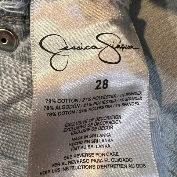 Jessica Simpson Forever Low Rise Jean Shorts Size 28 - Picture 5 of 7